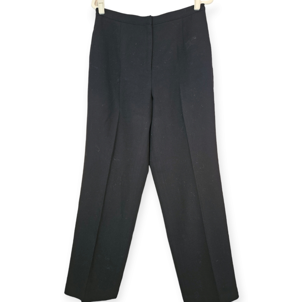 Gianni dark gray wool trousers pants Womens 14